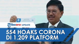 Menkominfo Johnny G Plate: Ada 554 Hoaks Soal Corona, Tersebar di 1.209 Platform