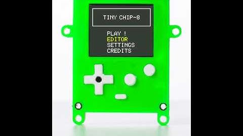 Chip-8 editor on Pokitto