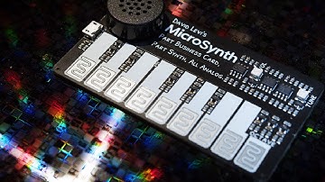 MicroSynth: A Business Card Sized Synthesizer