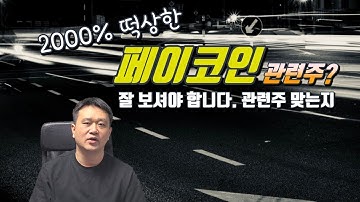 테마주 분석 | 페이코인 관련주가 다날 말고 또 있었어? 진짜 관련주 맞아?