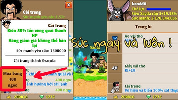 Ngọc rồng online - Đổi x99 bí ngô lấy pgg mua cải trang