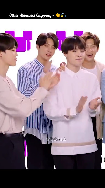 Other Members Clapping 🤗 And Baby Tiger's Clapping 😅😂 #bts #btsarmy #btsshorts #shorts #shortvideo