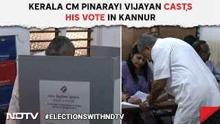 Lok Sabha Elections 2024 Phase 2 | Kerala CM Pinarayi Vijayan Casts His Vote With Wife, Daughter