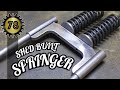 Fabricating the Springer Active fork for the Honda Rebel Bobber Part 17