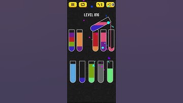 Water Sort Puzzle - level 816