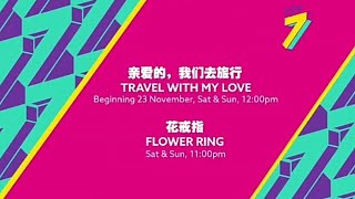 ntv7：2019年11月（星期六至日）时段：《亲爱的，我们去旅行》、《花戒指》