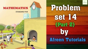 Class 5 maths promblem set 14