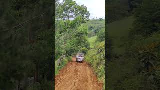 slippery dirt road #automobile #trucking