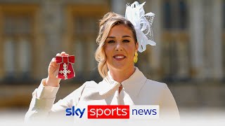 Manchester United and England goalkeeper Mary Earps receives MBE award from Prince William