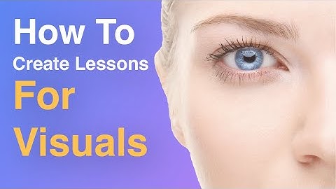 Visual learning style explained by Prof. Lumen