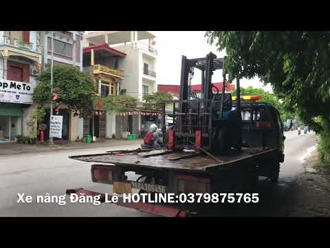 Video Bàn giao xe nâng Toyota 1,5 tấn số sàn gật gì lốp kép... - youtube