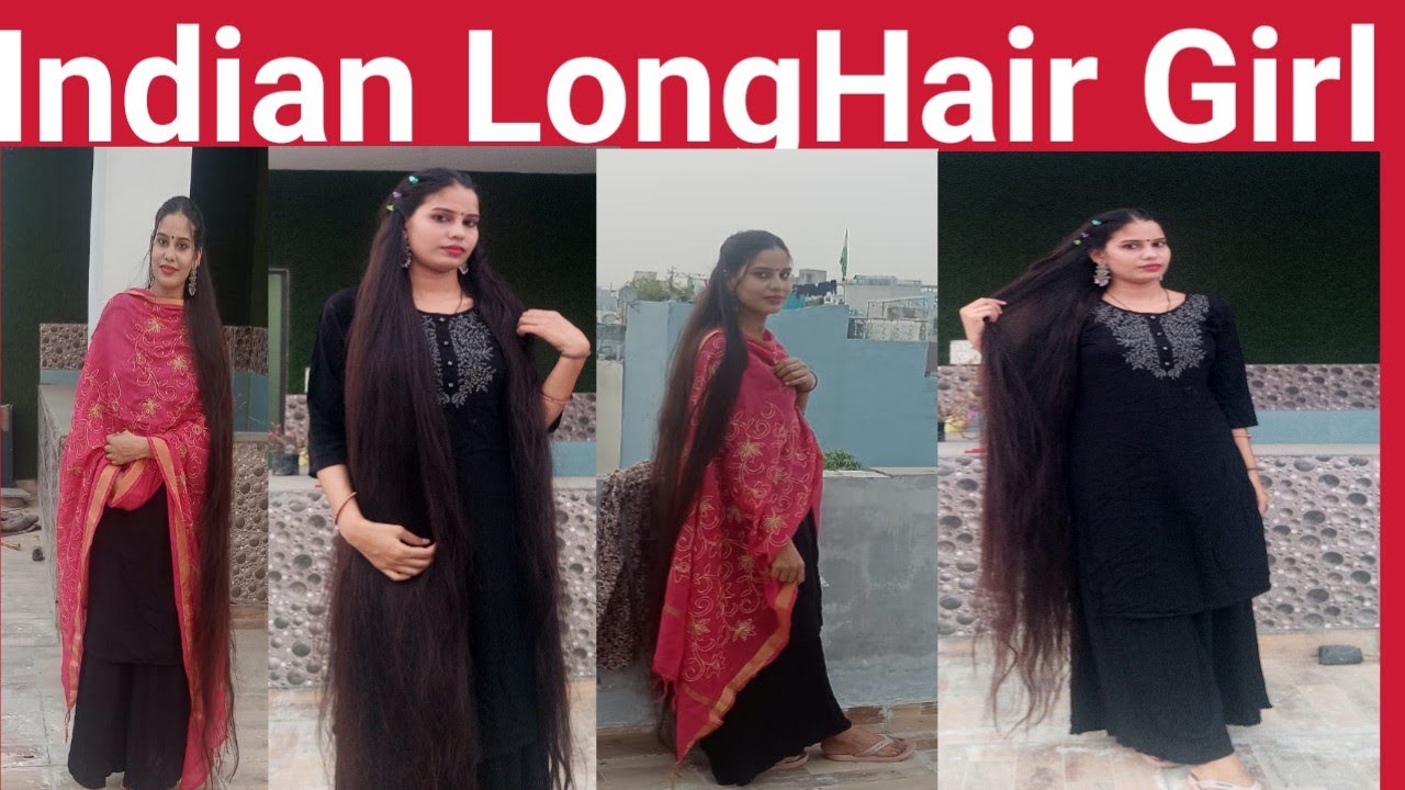 Indian LongHair Girl/ लंबे बालों वाली लड़की/ long hair ka open hairstyle