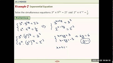 Exponential Equations and Surds