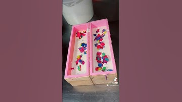 Waste of Time Soap ✨ #coldprocesssoap #confettisoap #soapcutting #soapmaking #cpsoap #soapmaker