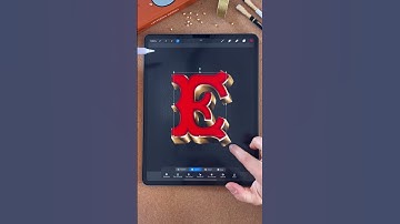 Textile Letter on Procreate ✨
