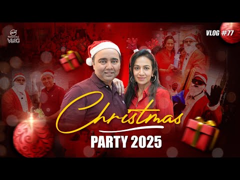 Office Christmas Party I Vlog#77 | Food, Games, Laughter & Secret Santa I Vishal & Meghana Malkan