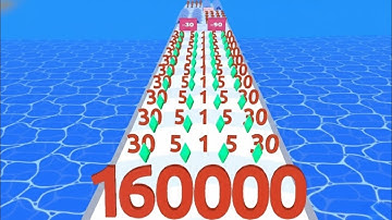 NUMBER MASTER: New Merge Master Number Run - Gameplay Walkthrough Android iOS (Math Games) Part 3