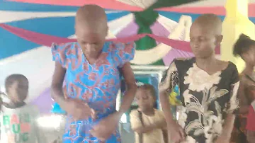 revival Gospel Church Sunday school dancing "mlee mtoto" by Tanzania children