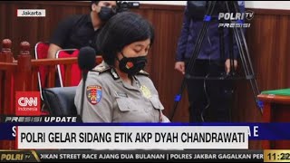 Polri Gelar Sidang Etik AKP Dyah Chandrawati