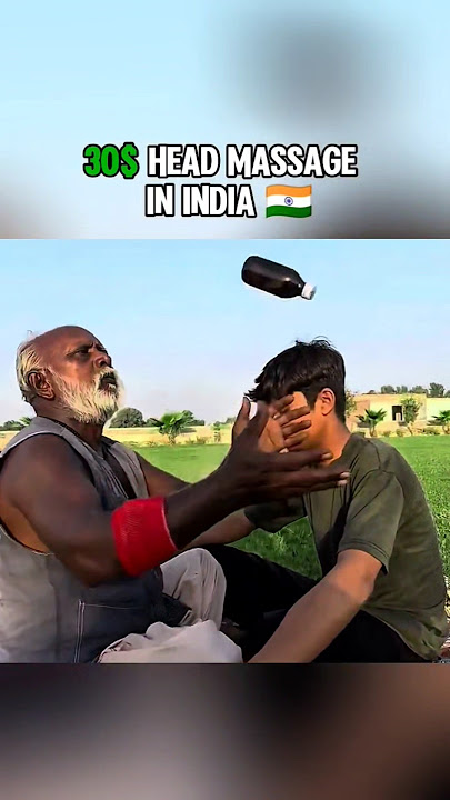 30$head Massage in India 🇮🇳💆‍♂️🇺🇸#asmrsounds #india #massage #headmassage #unitedstates #satisfying