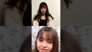 20200424 服部有菜 (AKB48 チーム8) Instagram Live w/宮里莉羅