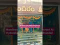 Mandiram South Indian Restaurant At Hyderabad By Chef Dheeraj Bhandari