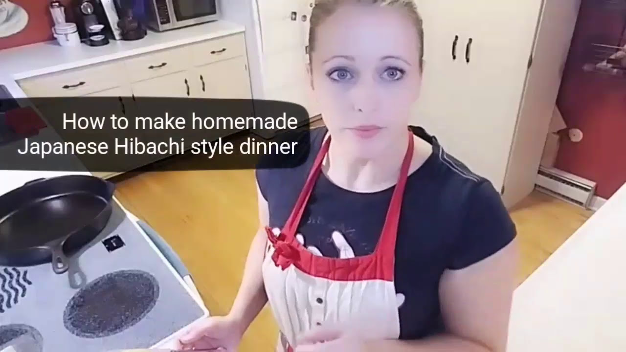 How To Make Homemade Japanese Hibachi Style Dinner Youtube