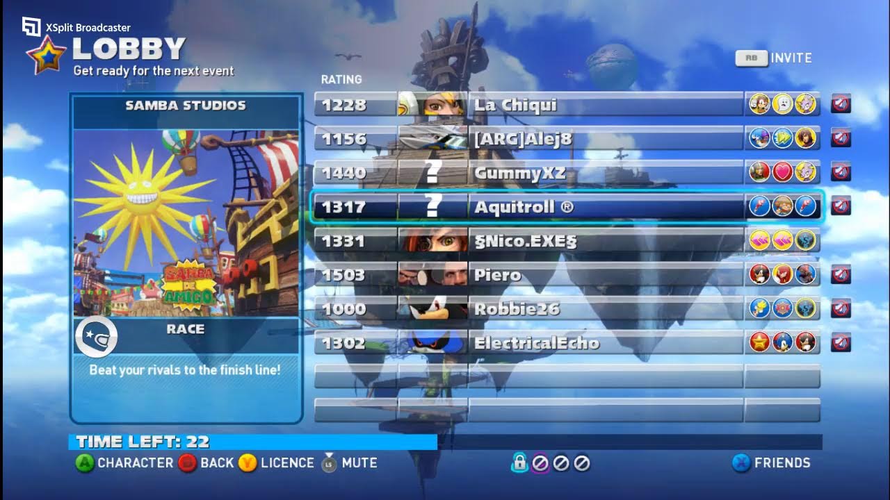 Sonic And All-Stars Racing Transformed • Lucky Dip Lobby ~3