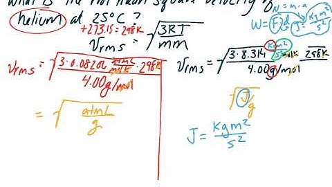Root Mean Square Velocity