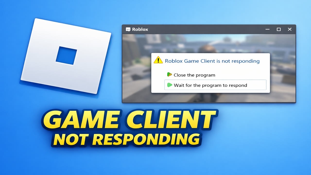 How to Fix Roblox Game Client Is Not Responding - YouTube