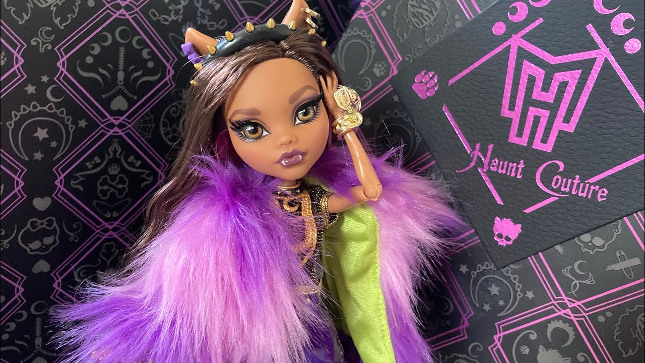 MONSTER HIGH HAUNT COUTURE CLAWDEEN WOLF DOLL REVIEW AND UNBOXING