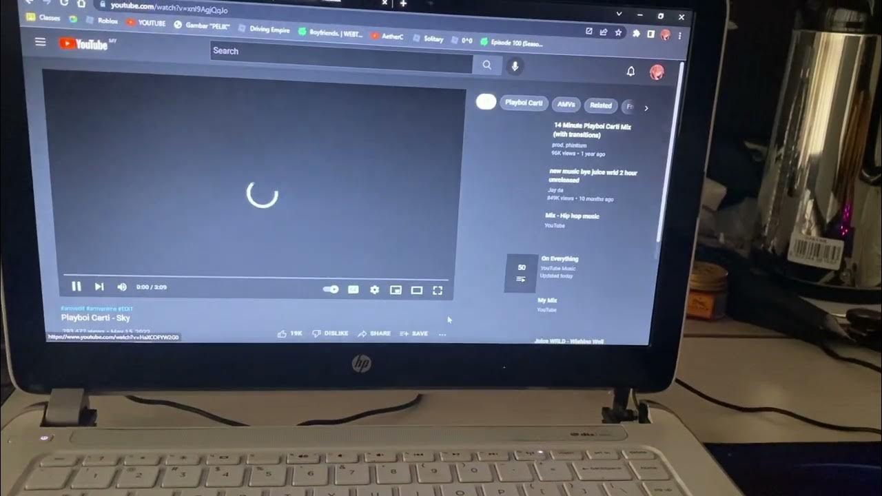 My ears…i cant play my laptop… YouTube