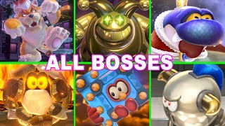 Super Mario 3D World All Bosses Fight (No Damage) Gameplay