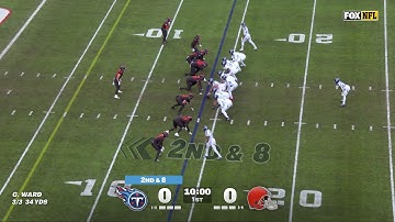 Rookie to Rookie! Cam Ward finds Elic Ayomanor for the touchdown