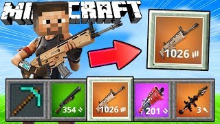 If Minecraft Had Guns Like Fortnite
