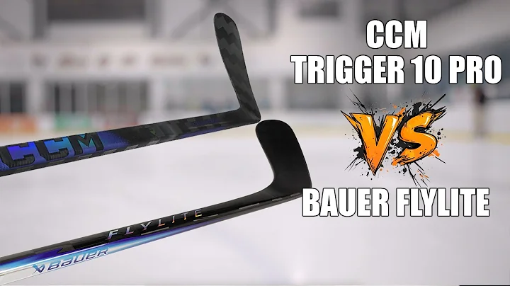 Bauer Vapor FLYLITE vs CCM Ribcor Trigger 10 Pro Hockey Stick Review - Which twig is better