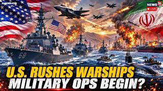 US-Iran War Latest LIVE: US Warships Move Closer To Iran As Trump Signals Tougher Maritime Pressure