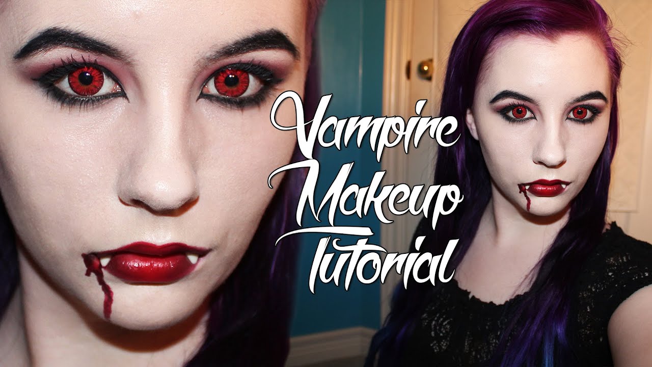 VAMPIRE MAKEUP TUTORIAL HALLOWEEN 2014 YouTube