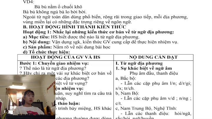 Chương trình địa phương phần văn lớp 8 năm 2024