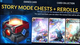 Opening Story Mode Chests + Rerolling Cards - F2P Account Day 179