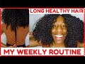 BEST ROUTINE to GROW SHORT NATURAL HAIR FAST ⇒ How to Grow Natural Hair to Waist Length | VLOG 1