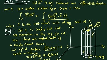 Vector Calculus | State and Proof Stoke