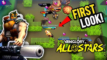 First Look at Vainglory ALL STARS! Android TEST Version Gameplay!