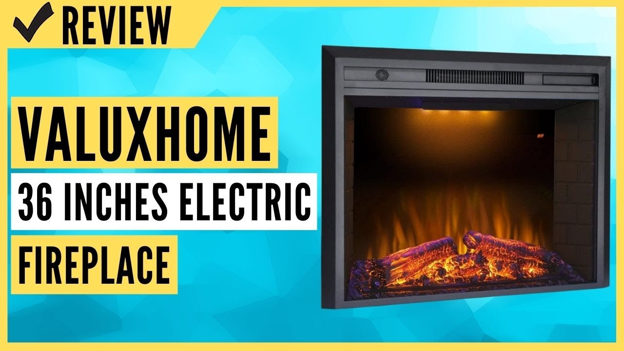 Valuxhome Electric Fireplace, 36 Inches Fireplace Insert Review - YouTube