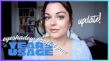 Years Usage Eyeshadow Project Pan | 3rd update!