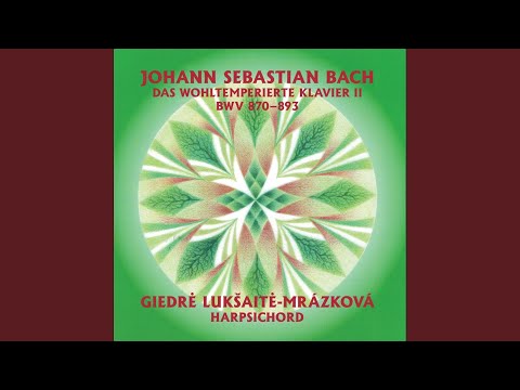Смотреть «Das wohltemperierte Klavier II, Prelude and Fugue No. 9 in E Major, BWV 878: I. Praeludium» на YouTube