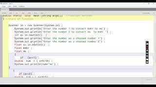KM/HR TO M/S PROGRAM IN JAVA|| BASICS OF JAVA ||EASY PROGRAMS IN JAVA screenshot 4