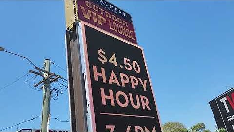 Unveiling Our Latest Project: A Stunning Double-Sided LED Screen Pylon Sign for Rydalmere Tavern!