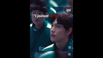 Why did you join squid game..? #squidgame #junhee #myunggi #thanos #gi-hun
