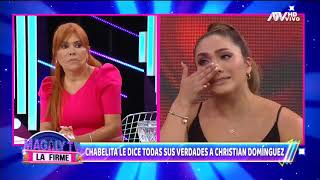 Isabel Acevedo llora al confesar que revisó el teléfono de Christian Domínguez: \\